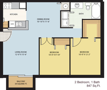 2 Bedroom