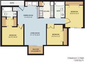 3 Bedroom